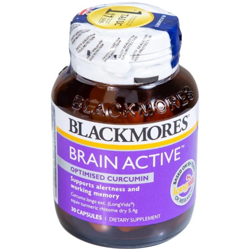 Viên uống Blackmores Brain Active hỗ trợ tỉnh táo và cải thiện trí nhớ