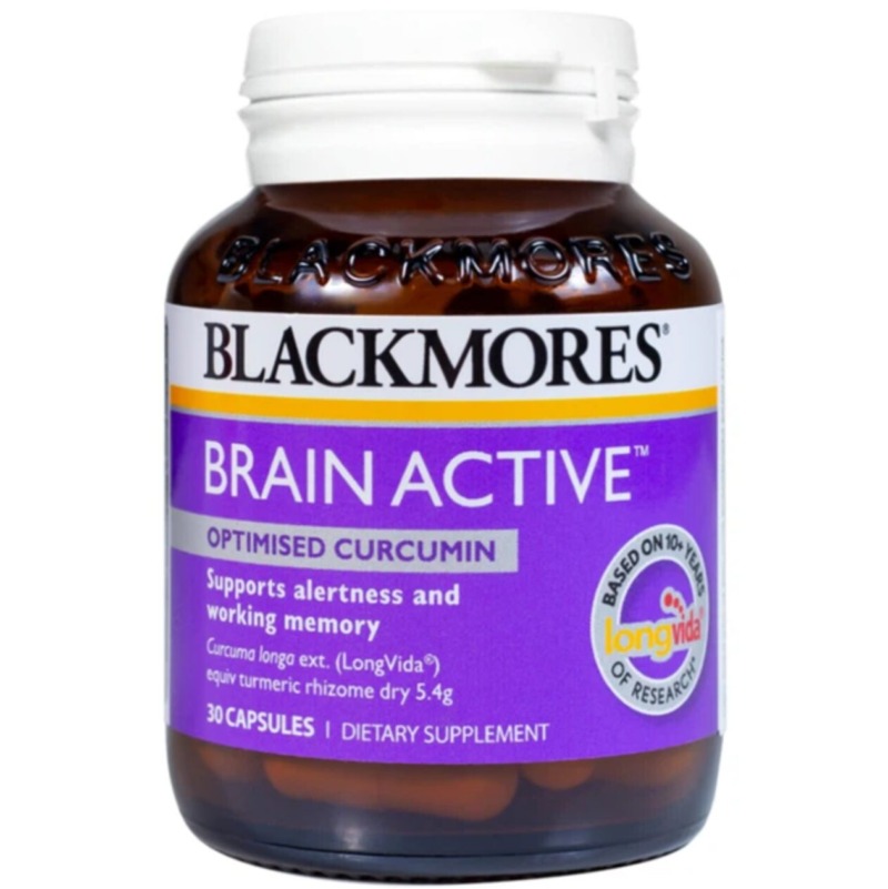 Viên uống Blackmores Brain Active hỗ trợ tỉnh táo và cải thiện trí nhớ