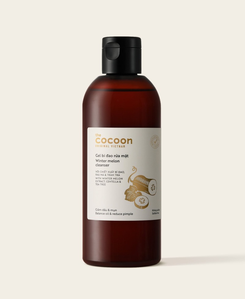 gel bí đao rửa mặt cocoon