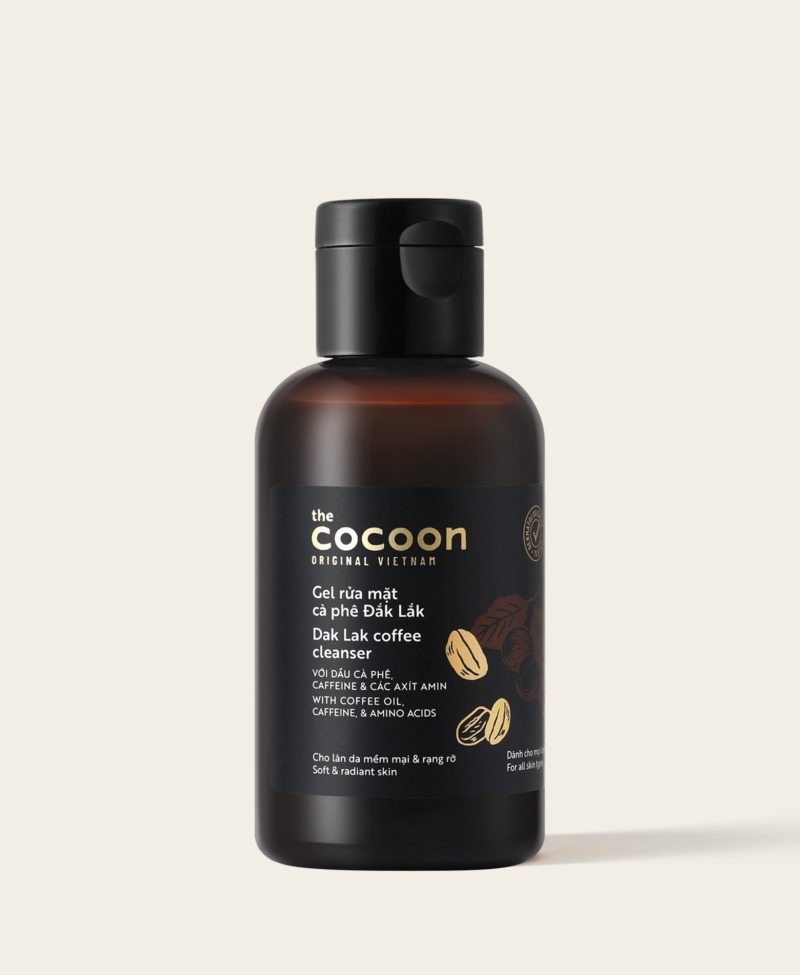 gel rửa mặt cà phê cocoon