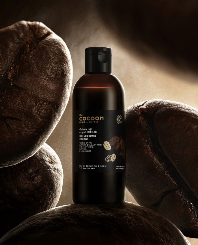 gel rửa mặt cà phê cocoon