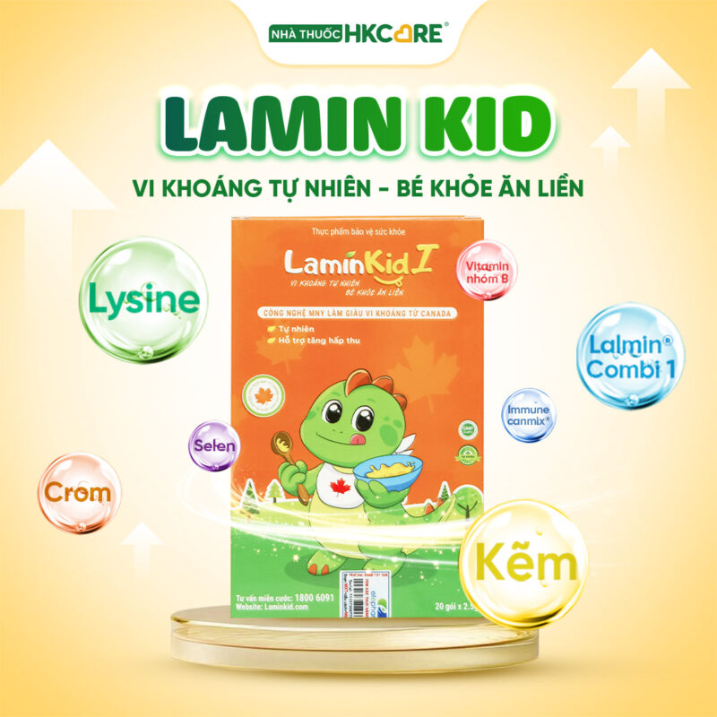 LAMINKID I VI KHOÁNG TỰ NHIÊN, BÉ KHỎE ĂN LIỀN
